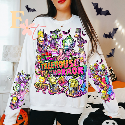Tree House Horror Ready to Press DTF Transfer