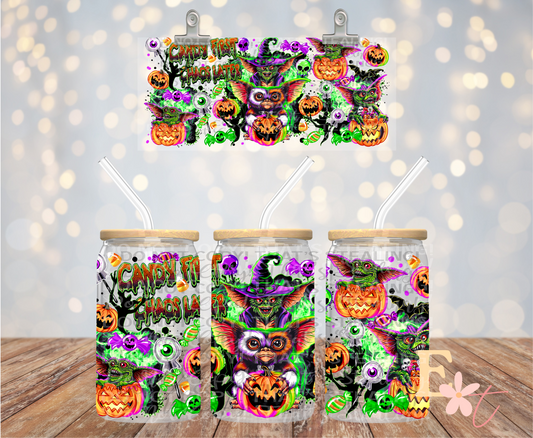 Candy Chaos 16oz Libbey UV DTF Wrap