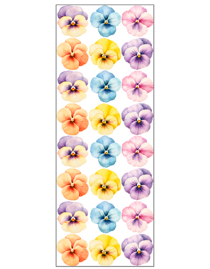 Pansy Flower Wall Decals