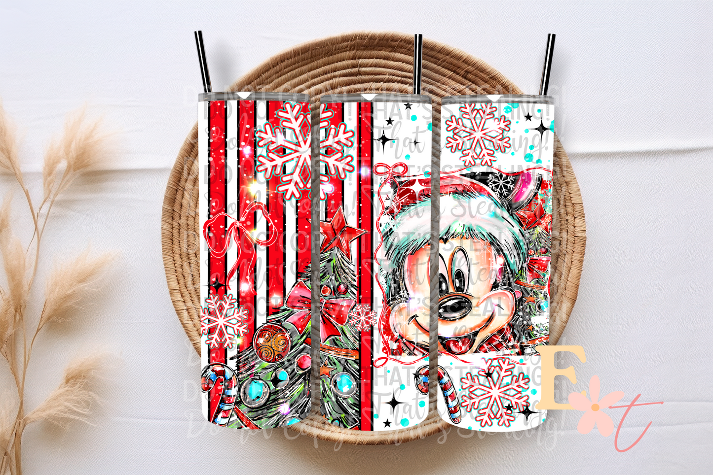 Christmas Mouse 20oz Sublimation Wrap