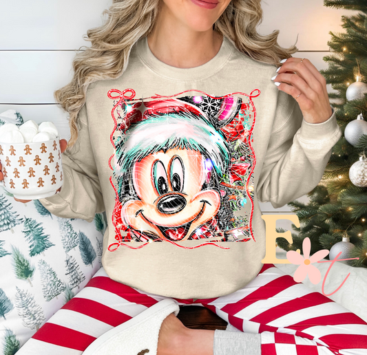 Mouse Selfie Ready to Press DTF Transfer