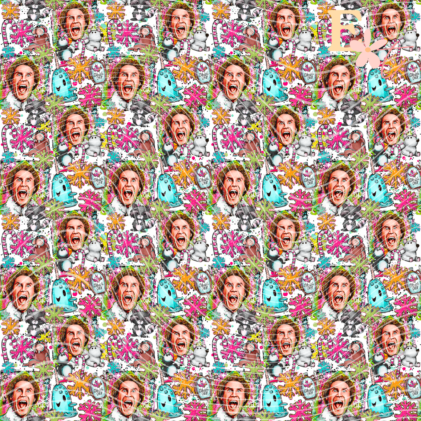 Ninny Muggin Seamless Pattern