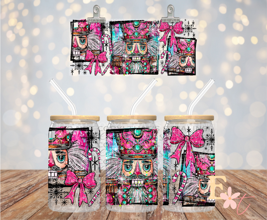 Nutcracker 16oz UV DTF Wrap