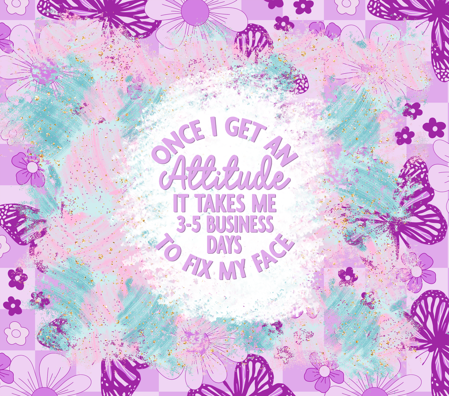Attitude 20oz Tumbler Wrap