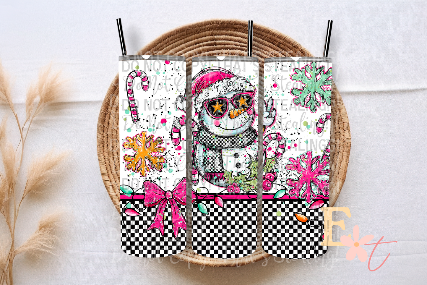 Snowman 20oz Sublimation Wrap