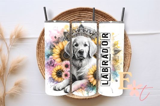 Labrador 20oz Tumbler Sublimation Wrap