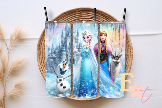 Ice Princesses 20oz Tumbler Sublimation Wrap