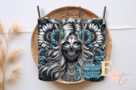 Sunshine and Hurricane 20oz Tumbler Sublimation Wrap