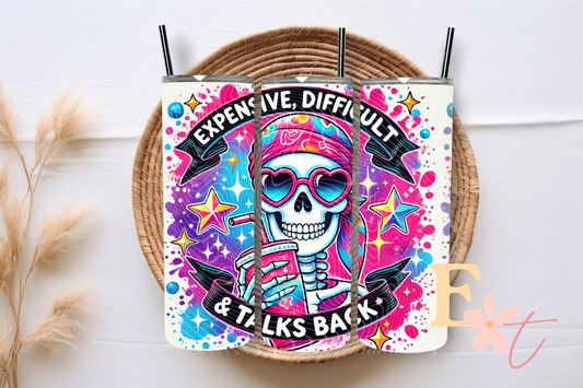 Expensive & Difficult 20oz Tumbler Sublimation Wrap