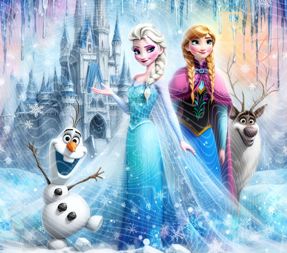 Ice Princesses 20oz Tumbler Sublimation Wrap