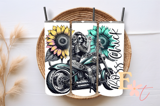 Boss Chick 20oz Tumbler Sublimation Wrap