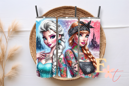 Rebal Sisters 20oz Tumbler Sublimation Wrap