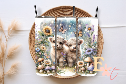 Baby Cows 20oz Tumbler Sublimation Wrap