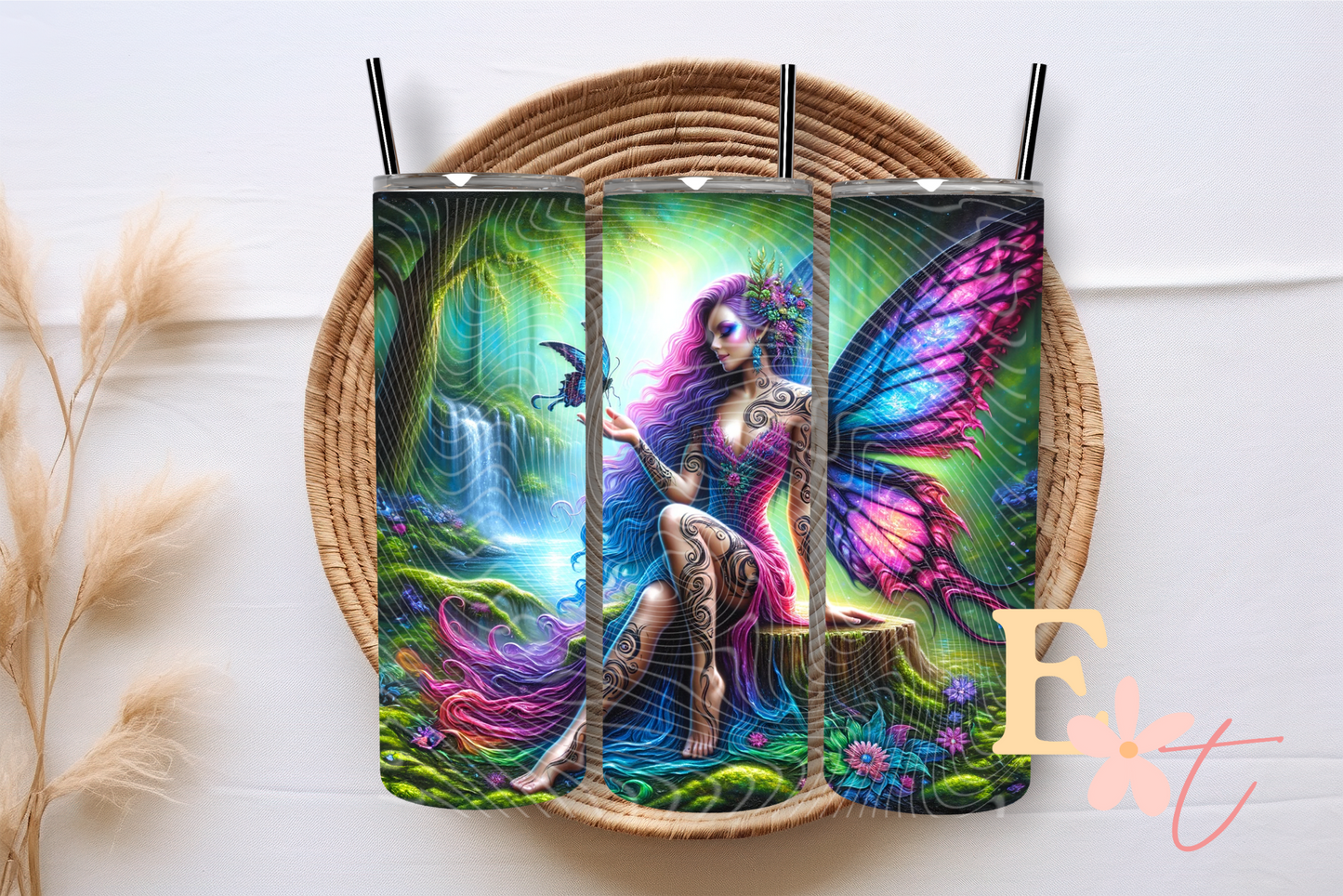 Fairy Girl 20oz Tumbler Sublimation Wrap