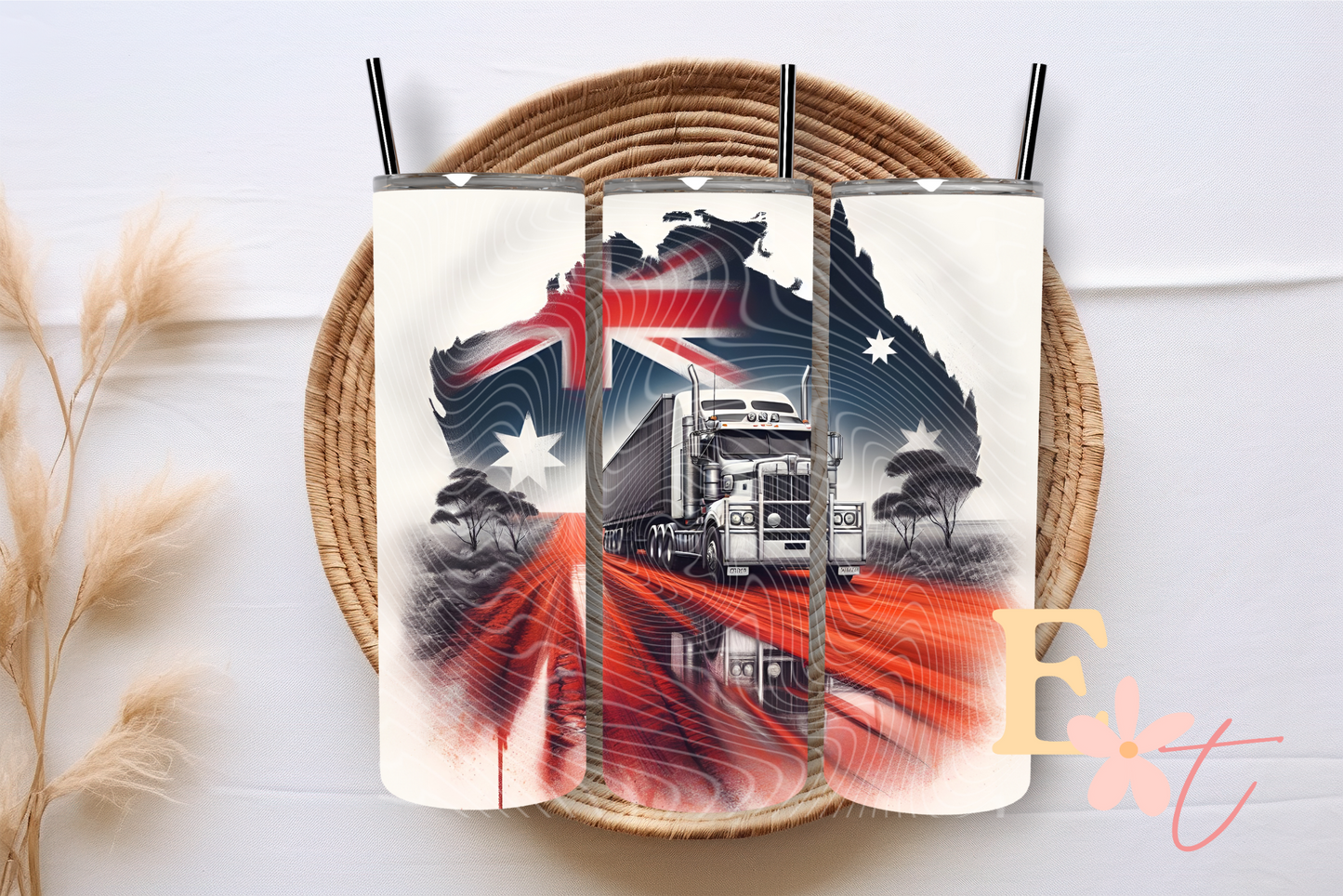 Outback Truck 20oz Tumbler Sublimation Wrap