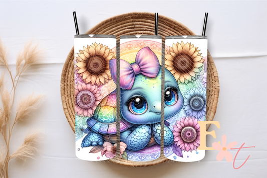 Baby Turtle 20oz Tumbler Sublimation Wrap