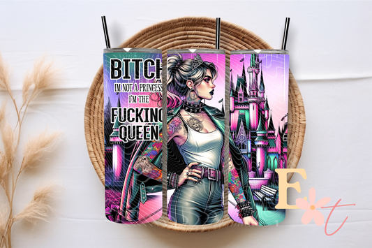Not a Princess 20oz Tumbler Sublimation Wrap