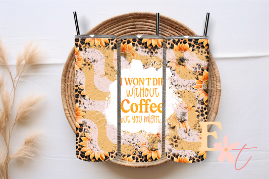 Coffee 20oz Tumbler Sublimation Wrap