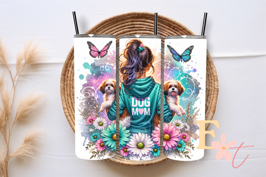 Dog Mom 20oz Tumbler Sublimation Wrap