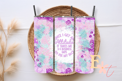 Attitude 20oz Tumbler Sublimation Wrap