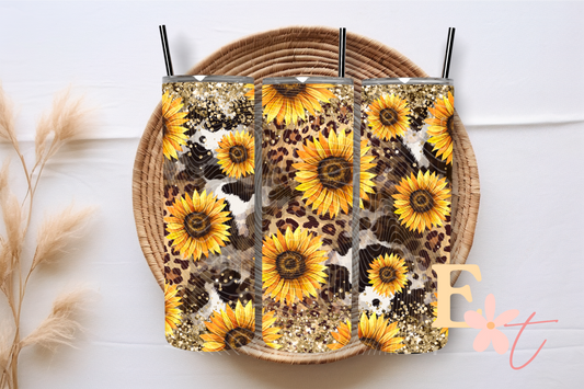 Sunflowers 20oz Tumbler Sublimation Wrap
