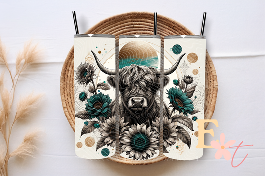 Moon Highland 20oz Tumbler Sublimation Wrap