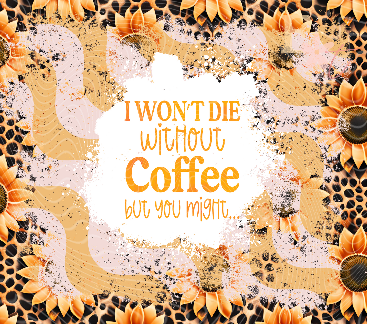 Coffee 20oz Tumbler Sublimation Wrap
