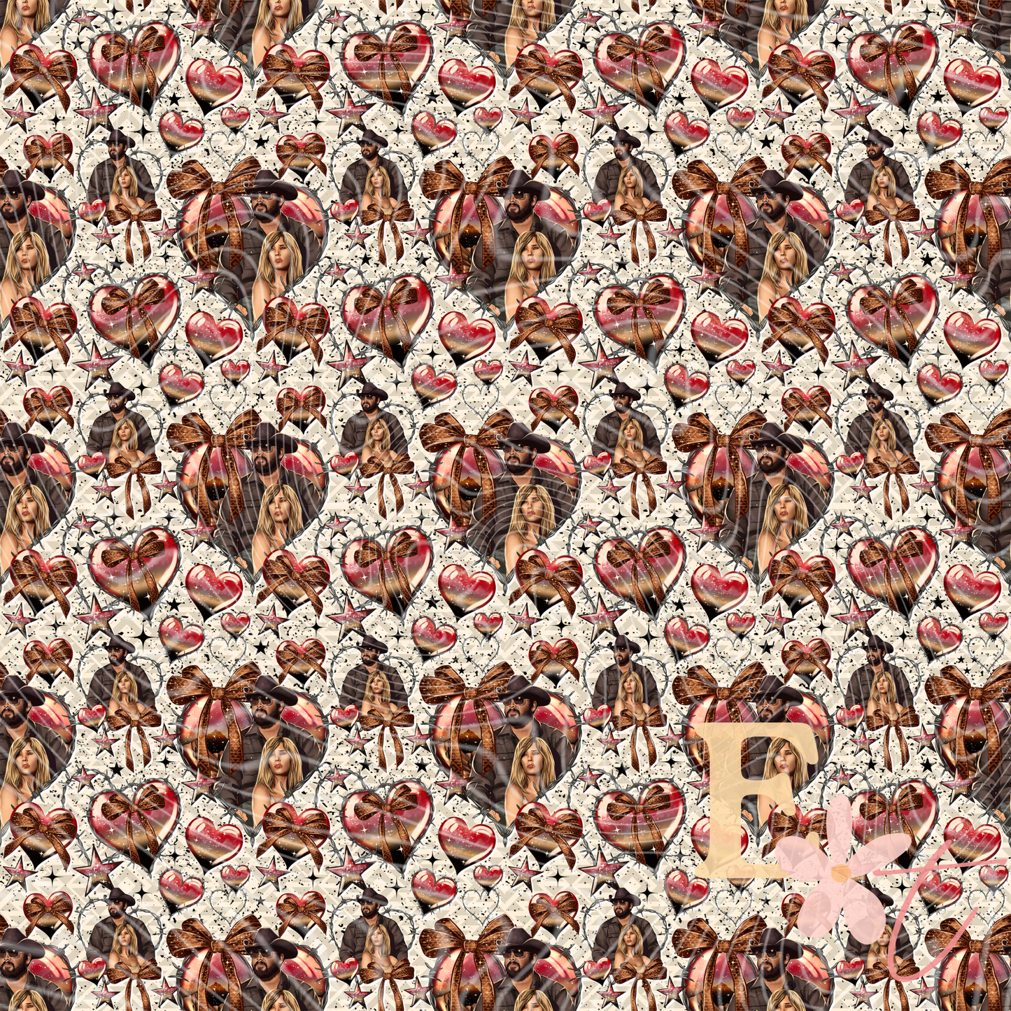 Love Me Beth Seamless Pattern