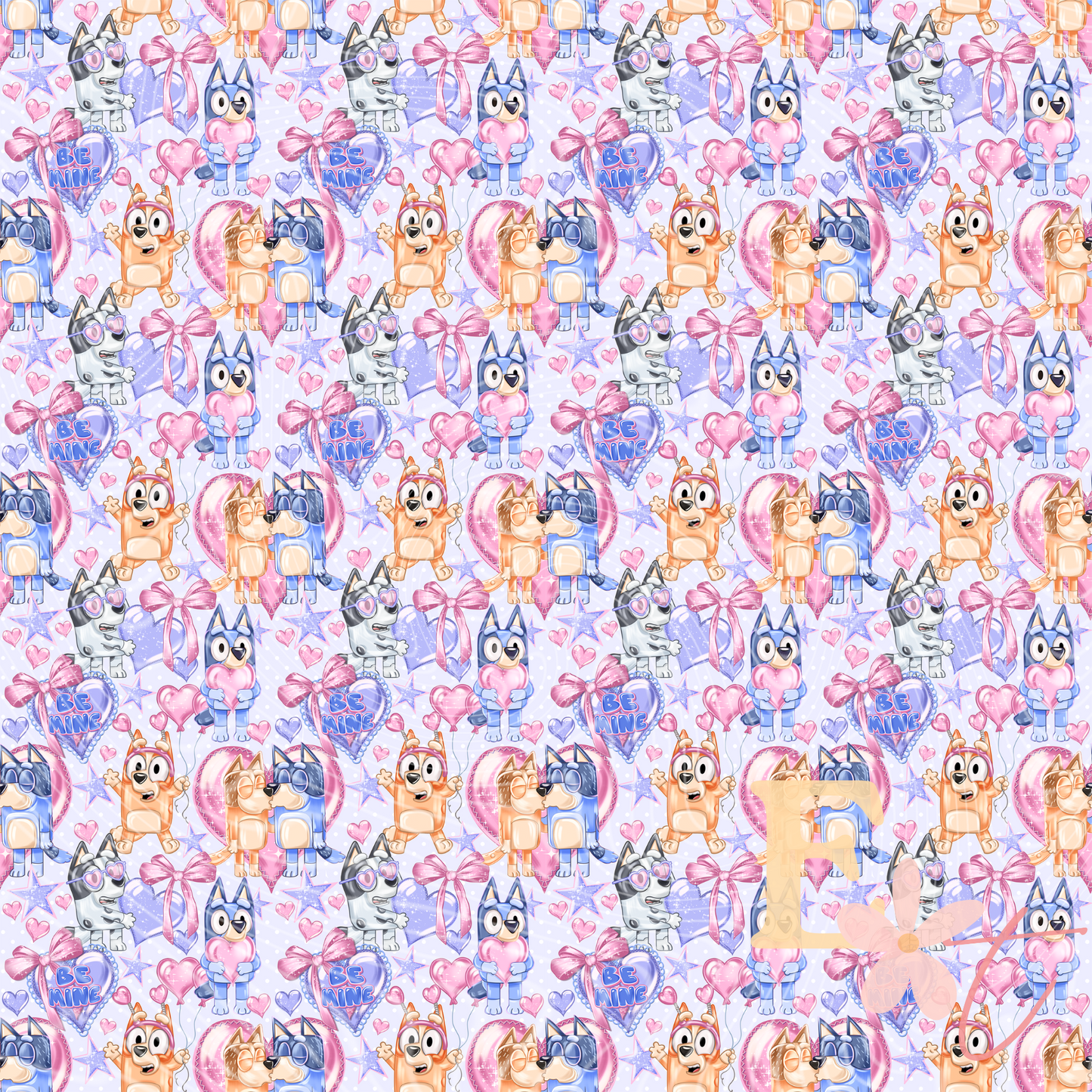 Be Mine Seamless Pattern