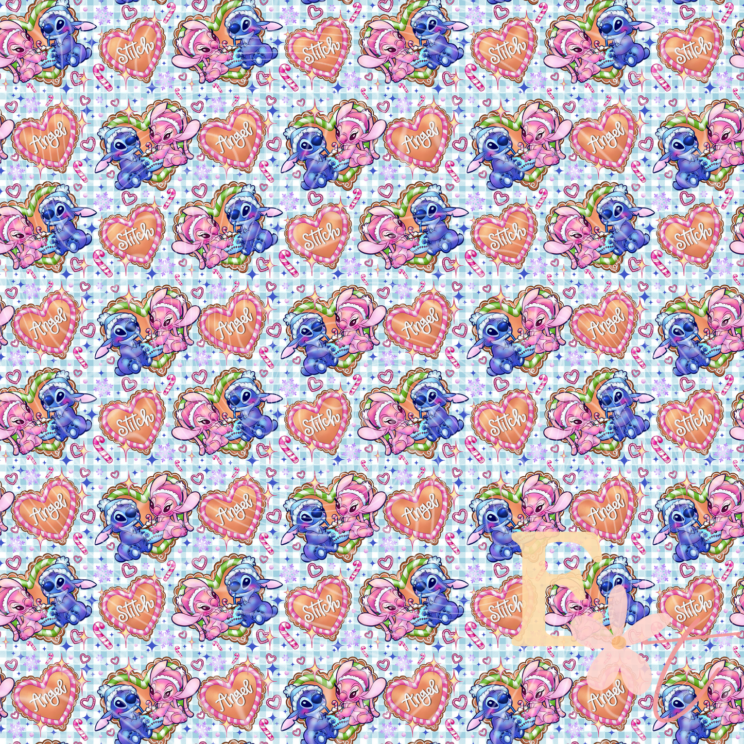 Christmas Monster Seamless Pattern