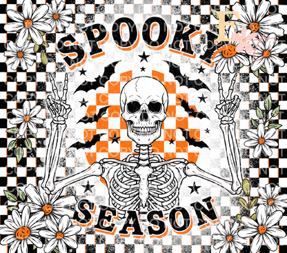 Spooky Season 20oz Tumbler Sublimation Wrap
