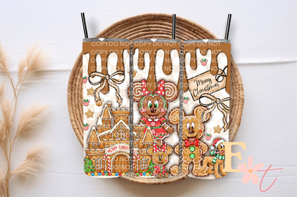 Gingerbread Mouse 20oz Sublimation Wrap