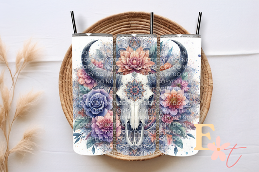 Mystical Elephant 20oz Tumbler Sublimation Wrap UV DTF wrap for 16oz Libbey glass