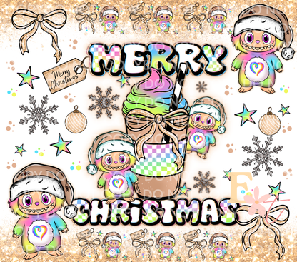 Christmas Labubu 20oz Sublimation Wrap