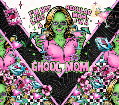 Ghoul Mom 20oz Tumbler Sublimation Wrap