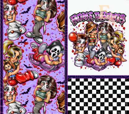 Home Ghouls 20oz Tumbler Sublimation Wrap