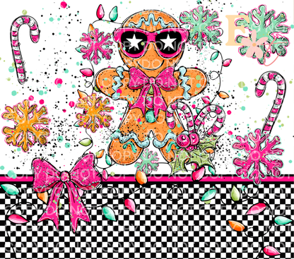Gingerbread Man 20oz Sublimation Wrap