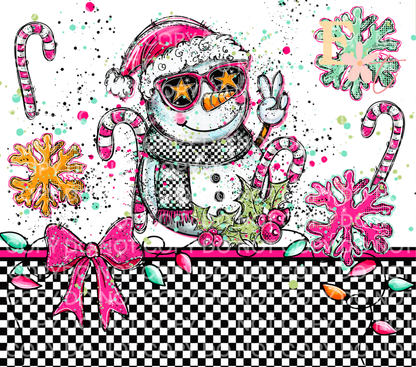 Snowman 20oz Sublimation Wrap