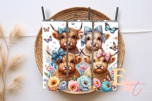 Four Highlands 20oz Tumbler Sublimation Wrap