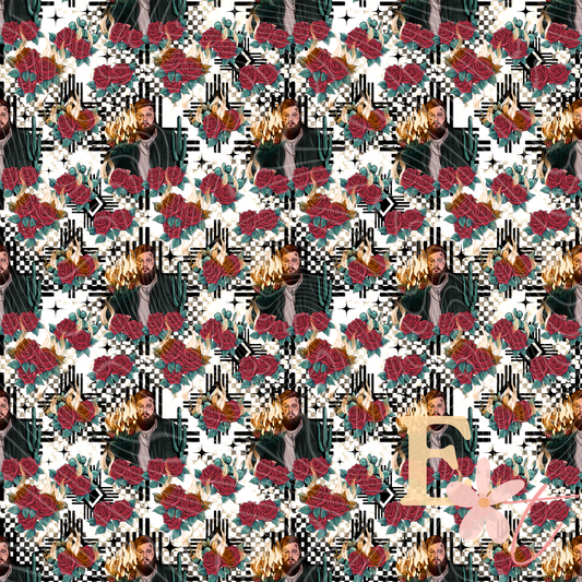 JR Seamless Pattern
