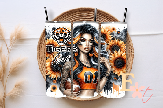 Footy Girl 1 20oz Tumbler Sublimation Wrap