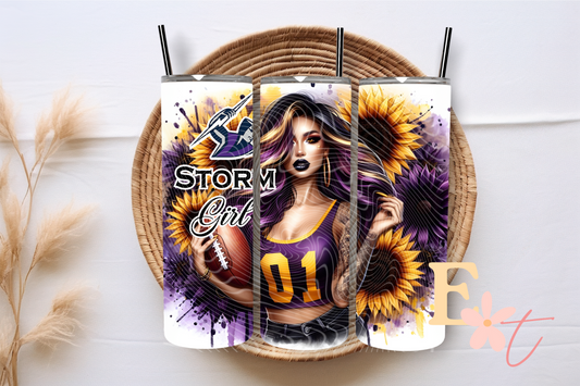 Footy Girl 2 20oz Tumbler Sublimation Wrap