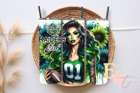 Footy Girl 4 20oz Tumbler Sublimation Wrap