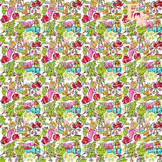 Stink Stank Seamless Pattern