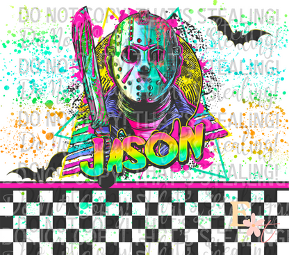 Jason 20oz Tumbler Sublimation Wrap