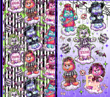 Beetle Bears 20oz Tumbler Sublimation Wrap