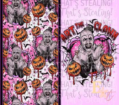 Art in Clown 20oz Tumbler Sublimation Wrap