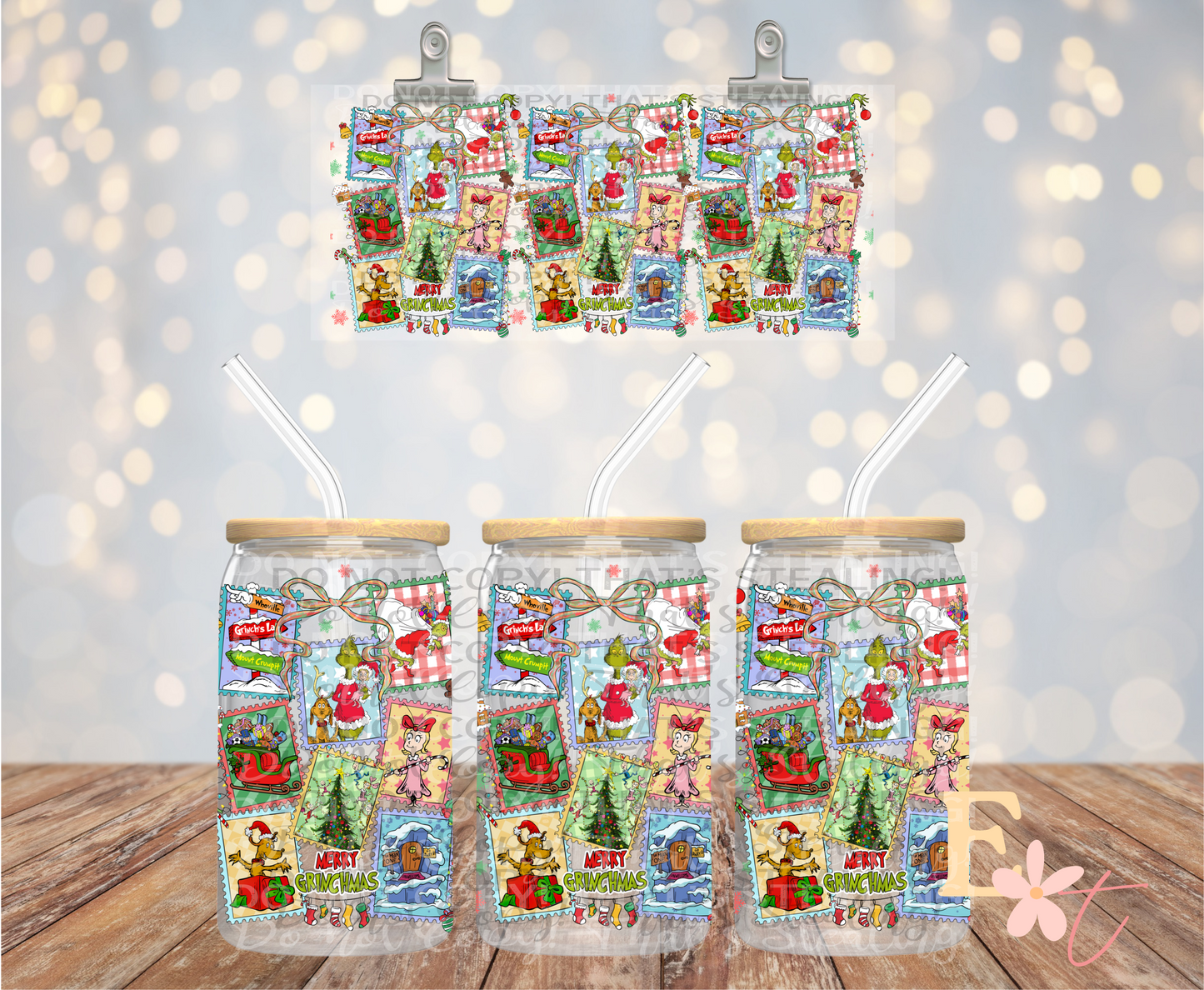 Ville Stamps 16oz UV DTF Wrap