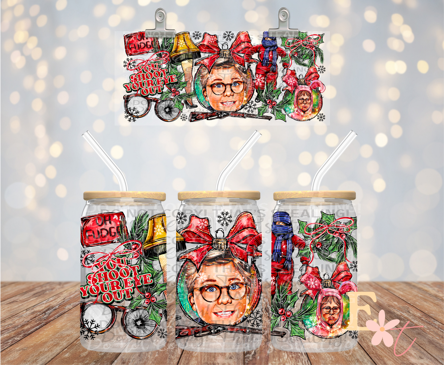 Oh Fudge 16oz UV DTF Wrap