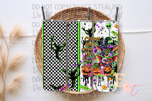 Candy Chaos 20oz Tumbler Sublimation Wrap